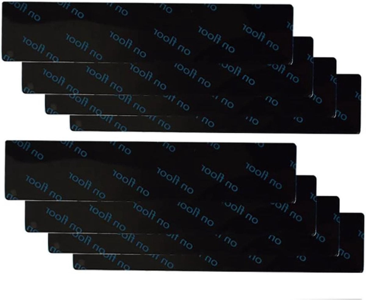 Tapijtgrijpers Anti-slip pads voor tapijtstabilisatie - 8 stuks - Zwart