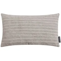MAGMA Kissenbezug Stripy 30 x 50 cm Mischgewebe Grau