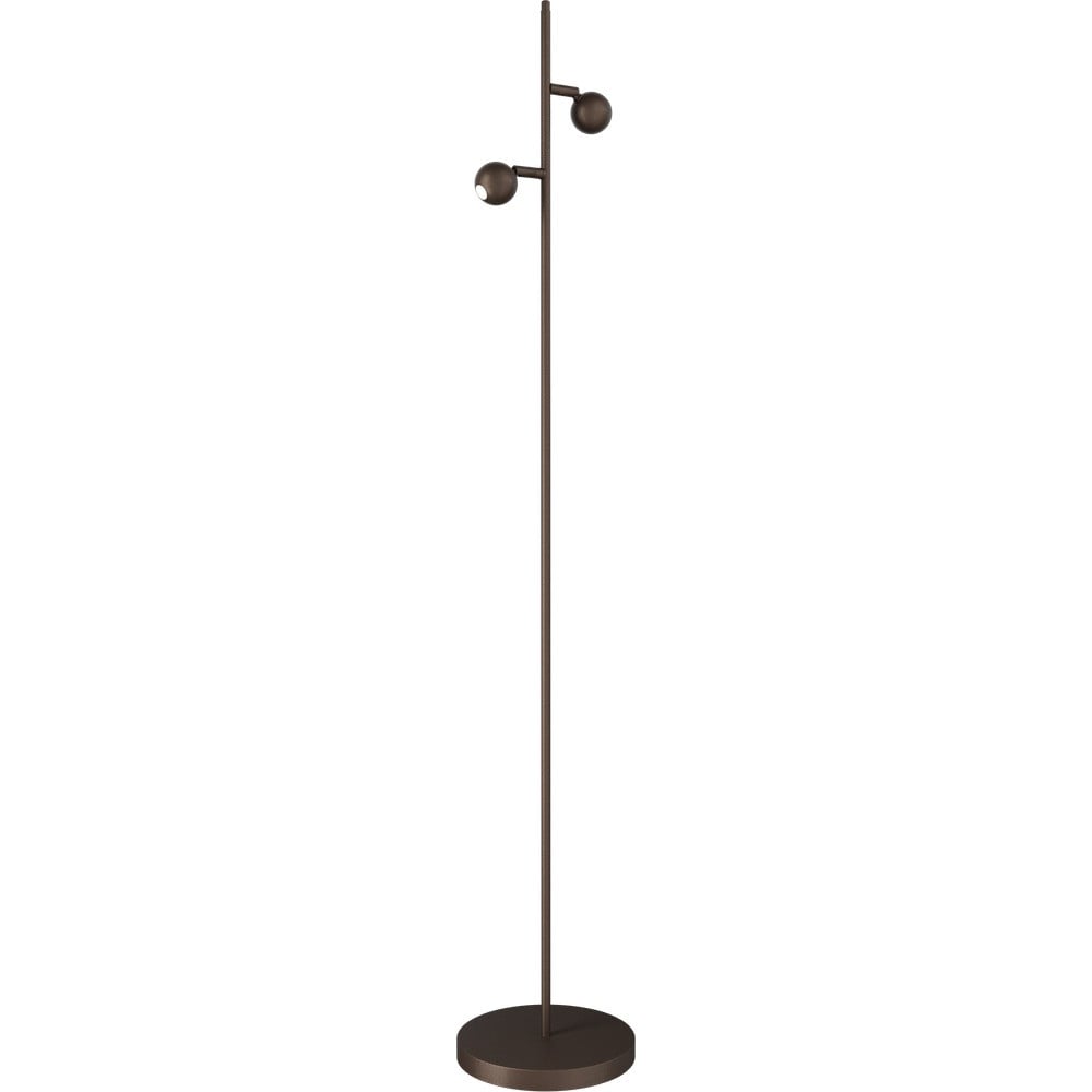 Masterlight Talana 2-lichts vloerlamp cacao bruin
