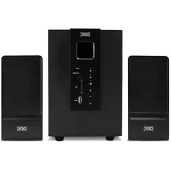 3GO ALTAVOCES 2.1 Y650 BT USB CR, Stereoverstärker, Schwarz