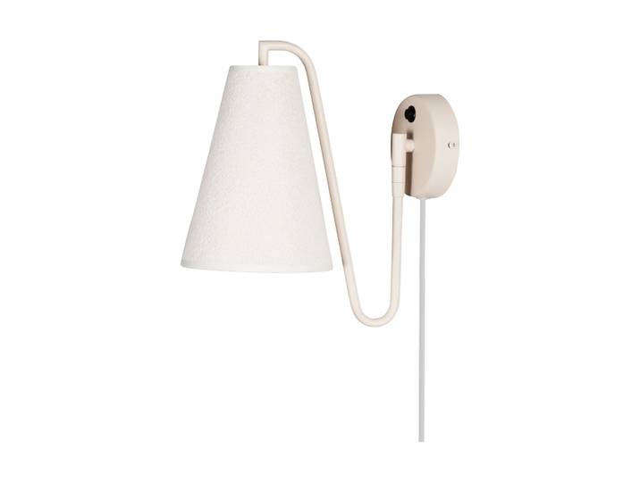 Globen Lighting Lou wandlamp Bouclé wit-beige