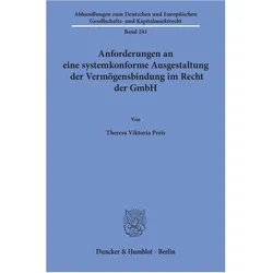 Preis:Anforderungen an eine systemkonfo, Fachbücher von Theresa Viktoria Preis