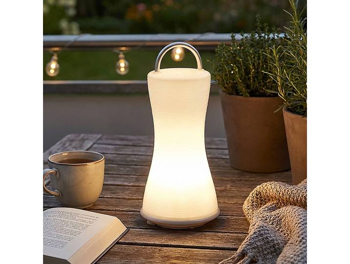 2in1-LED-Laterne & Tischlampe Touch Livinglight , mit 6 Power-LEDs