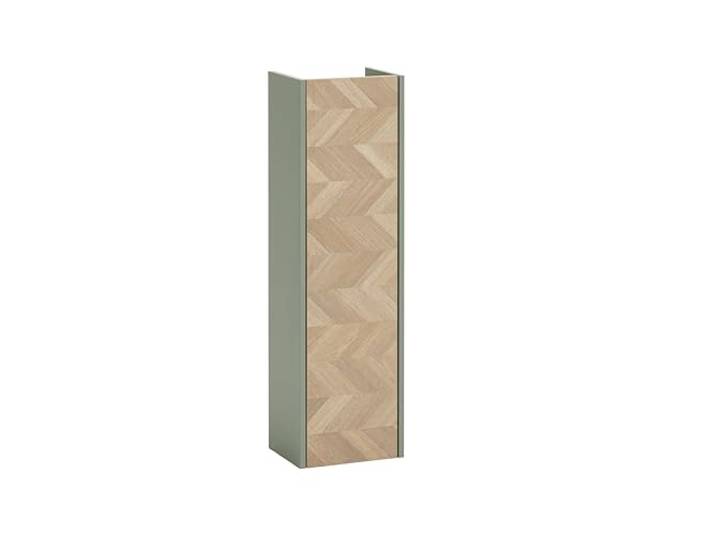Schildmeyer Lorna Highboard 160681, Pistazie/Fischgräten Dekor