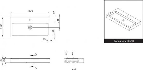 copy of Doppelwaschbecken rechteckig weiß Keramik 121x45 cm RIHO