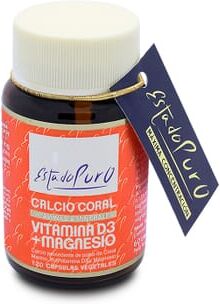 Tongil Estado Puro Calcio Coral Vitamina D3 + Magnesio 120 VCaps