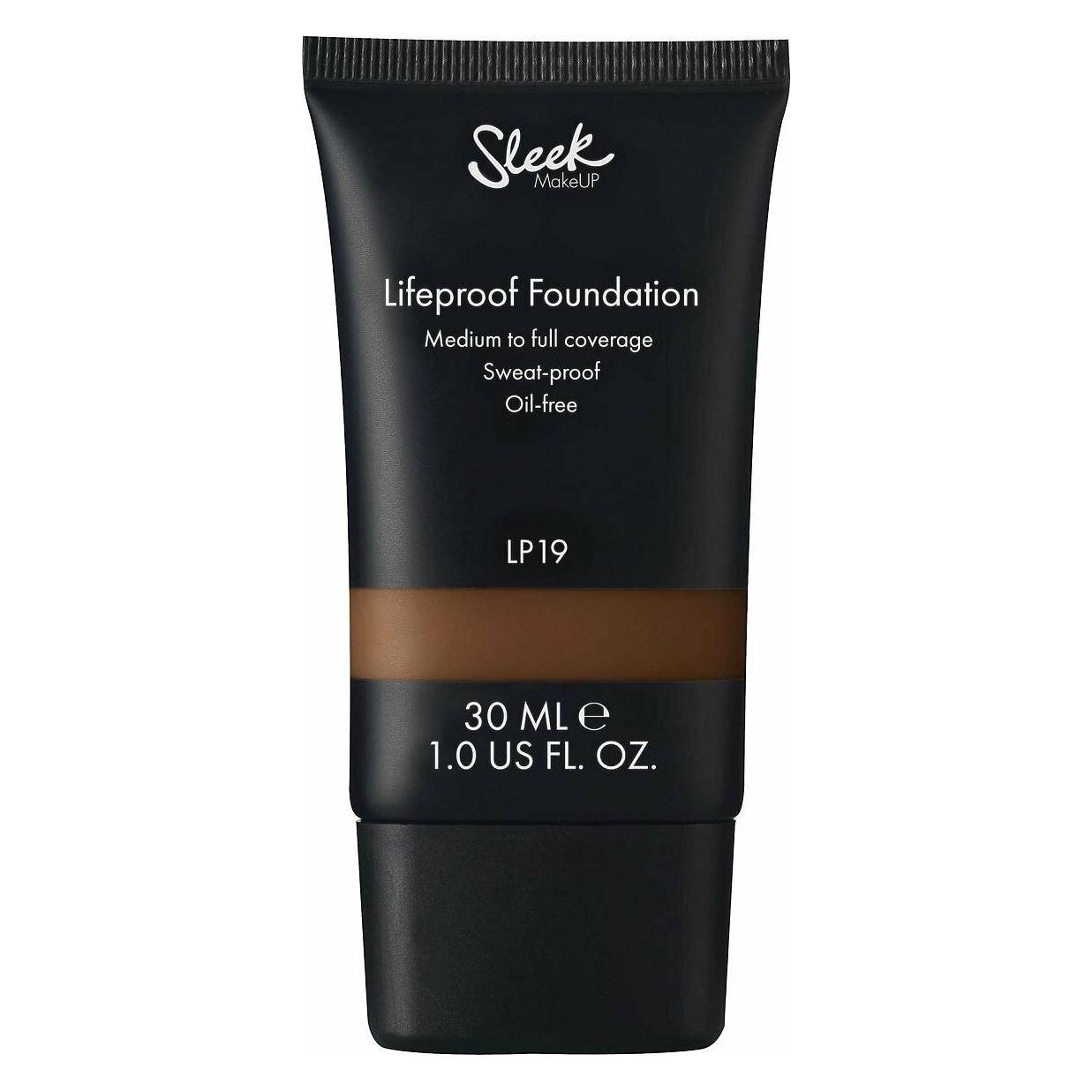 Sleek MakeUP Lifeproof Oil Free High Cover Cream Foundation Lp19 - 30 Ml (LP19) (34376545)
