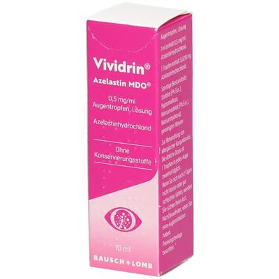 Vividrin Azelastin MDO 0,5 mg/ml Augentropfen Lsg. 10 ml