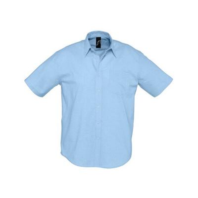 Men´s Oxford-Shirt Brisbane Short Sleeve | SOLO INVEST FRANCE SAS | Sky Blue | XL