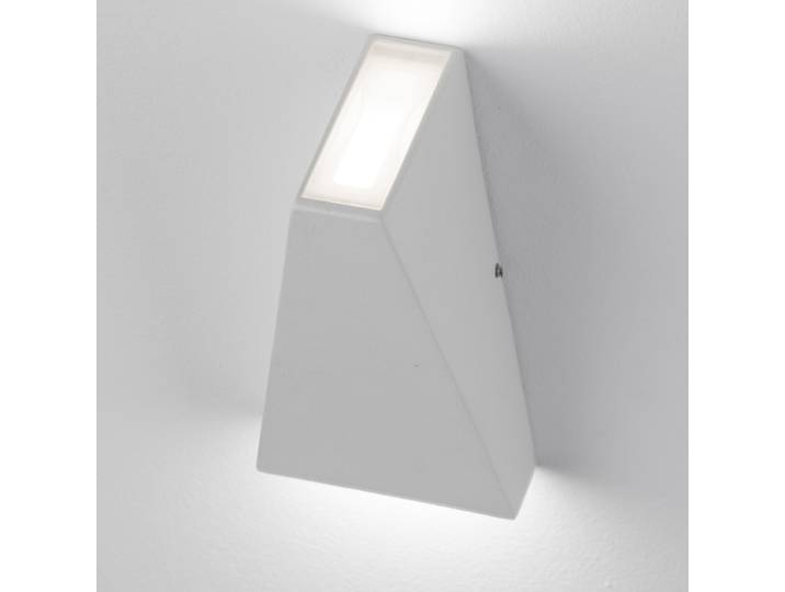 Außenwandleuchte Miley 7 x 14 x 7cm Weiß/Weiß