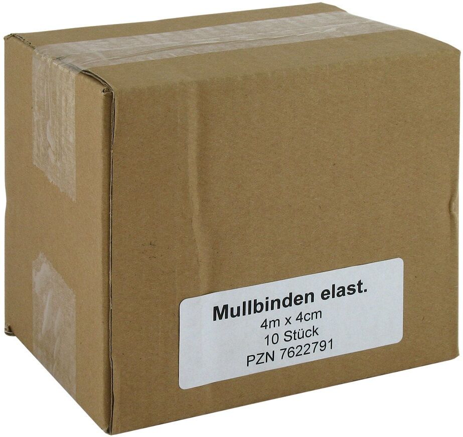 Mullbinden 4 cmx4 m elastisch 10stk