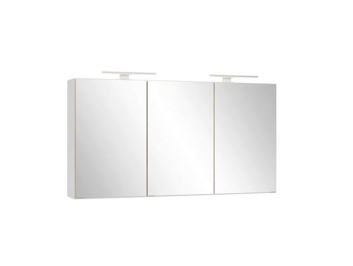 Held Spiegelschrank, Weiss, Metall, links montierbar, rechts montierbar, 120x64x20 cm, hängend, Badezimmer, Badmöbelsets & -serien, Badmöbelserien