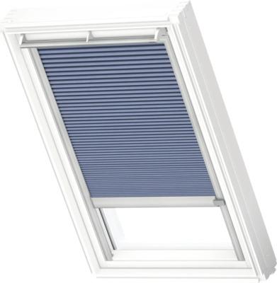 VELUX Dachfenster Wabenplissee nachtblau mit grauem Alu-Rahmen solarbetriebenSK10 1156K