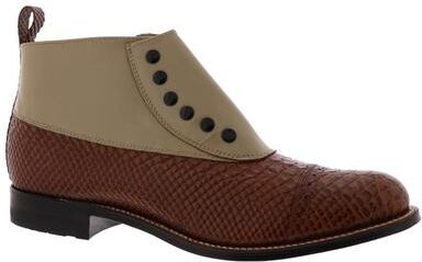 Stacy Adams Madison Spat Anaconda Boot - Mens 7 Tan Boot D