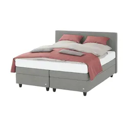 RUF Boxspringbett   ¦ grau ¦ Maße (cm): B: 166 H: 113
