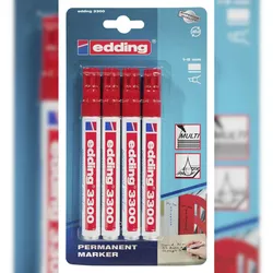 edding Permanentmarker 3300 1-5 mm rot