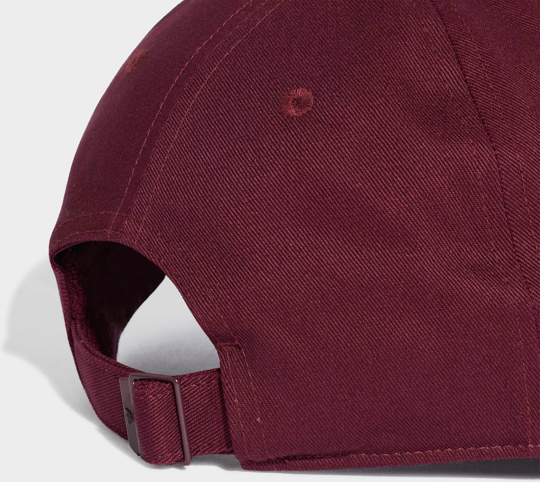 Baseball Cap ADIDAS ORIGINALS "EVERYDAY TONAL METAL TREFOIL ICONS", maroon, Obermaterial: 100% Baumwolle, Caps Baseball Cap, für Erwachsene konzipiert maroon Einheitsgröße
