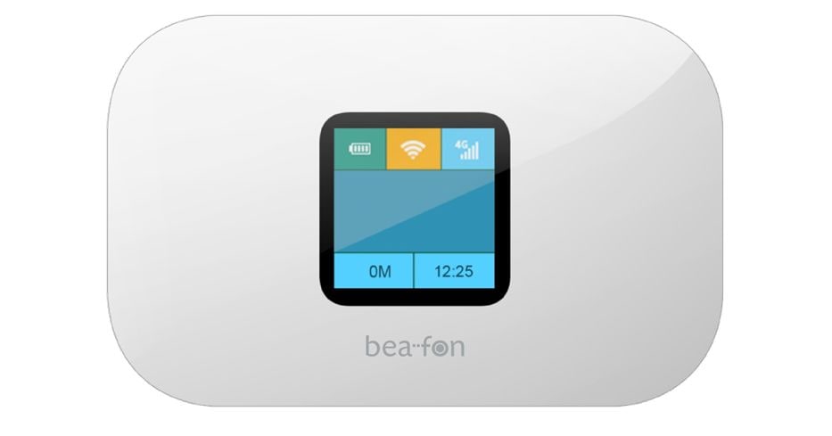 Beafon MR1-W WiFi 4 Mobiler Router Einzelband (2,4GHz)