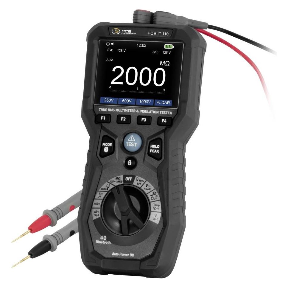 PCE Instruments Isolationsmessgerät (CAT III 1000V, CAT IV 600V) (PCE-IT 110)
