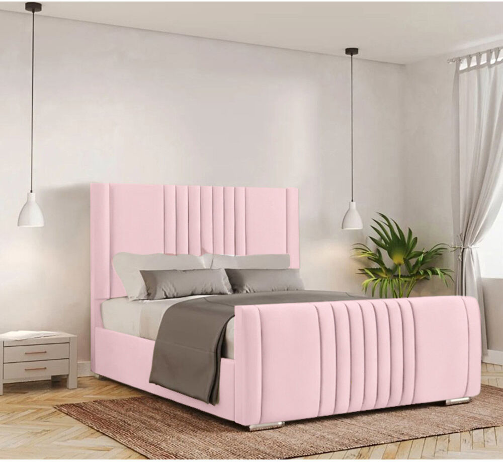 Fairmont Park Ganador Upholstered Bed Pink Small Double (4')