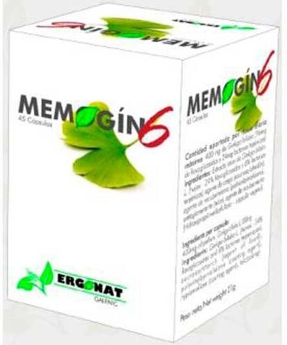 Ergonat Memogin 6 45 Capsules