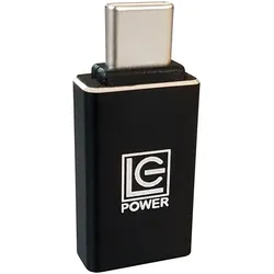 4x LC-Power USB A – USB C (USB-A, USB-C), USB Adapter, Schwarz