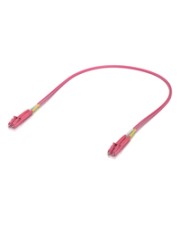 Ubiquiti Indoor OM4 multi-mode fiber patch cable with duplex LC (UACC-OFC-M2-LULU-0.5M-50)