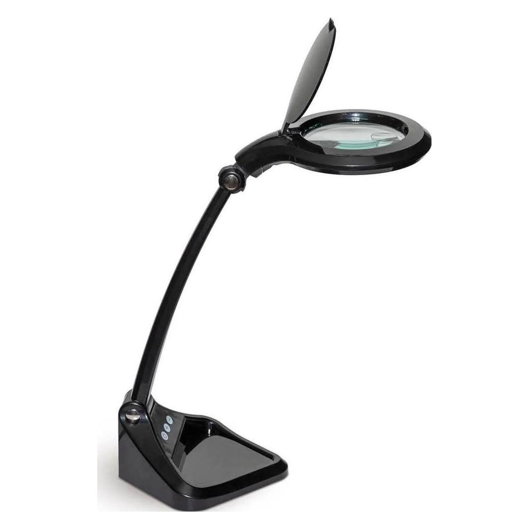 Maul LED-Lupenleuchte MAULiris, dimmbar, 470 Lumen, 7 W, schwarz (470 lm) (8261290)