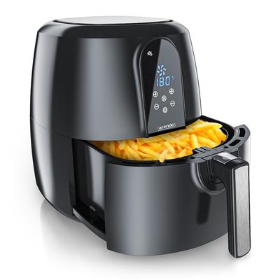 Arendo XXL Heißluftfritteuse, 5,2l, 7 Programme, fettfreies Frittieren