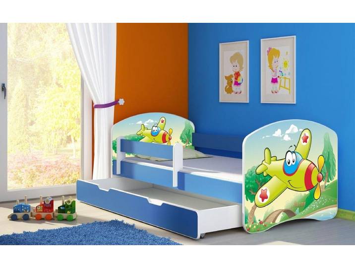 Kinderbett Dream mit verschiedenen Motiven - 140x70 - Plane - Luxusbetten24