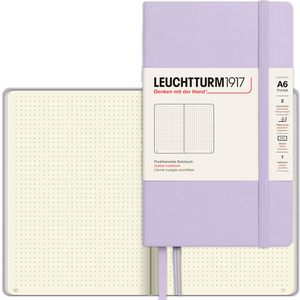 Leuchtturm1917 Notizbuch Pocket, 368146, Karton Hardcover, Lilac, 94 Blatt / 187 Seiten, 80 g/m², dotted, A6