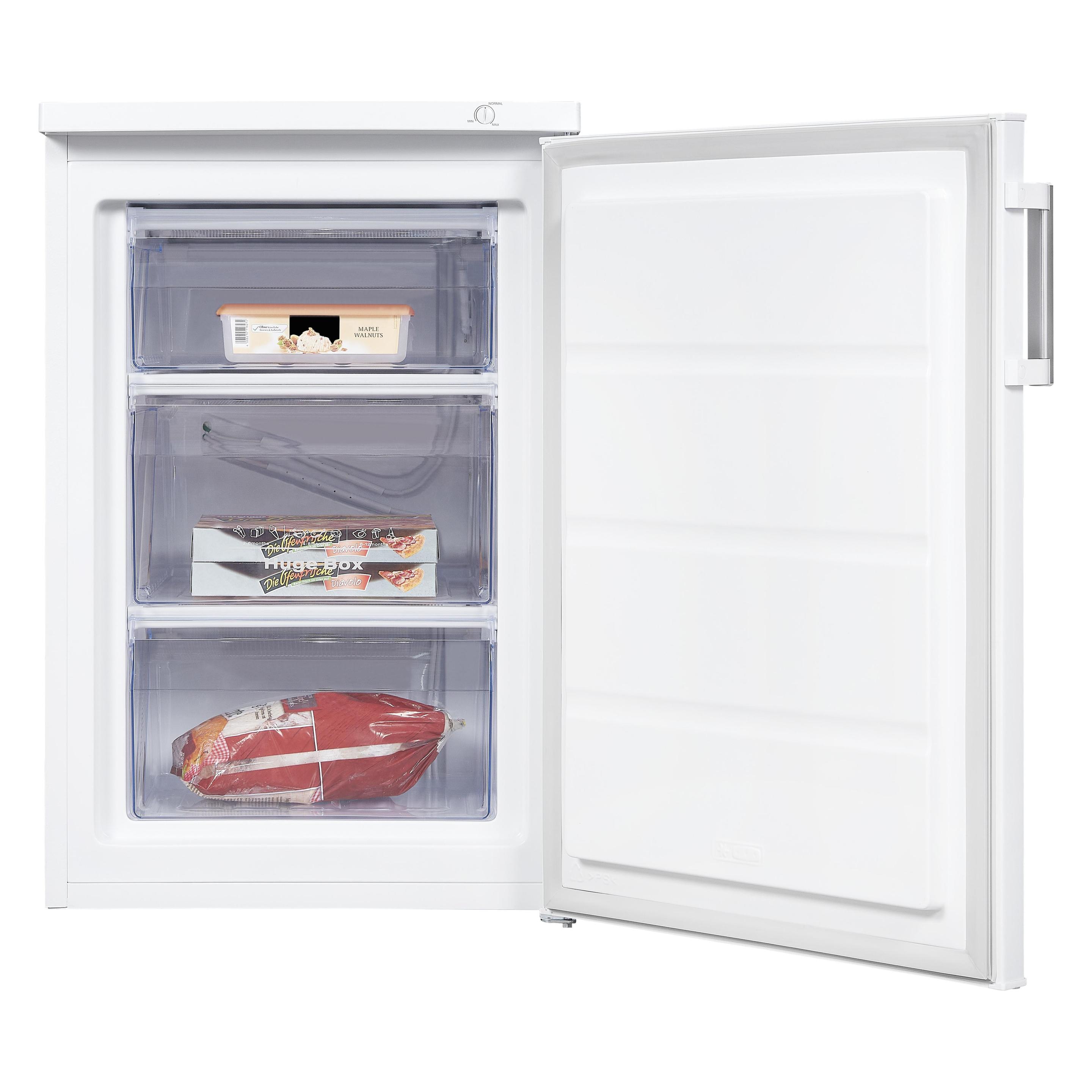 Exquisit GS81-H-010D weiss (Freistehend, 85 l) (Exquisit)