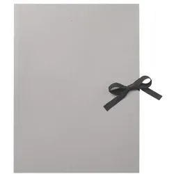 folia 10er-Pack Zeichenmappe A3 mit Verschlussband grau