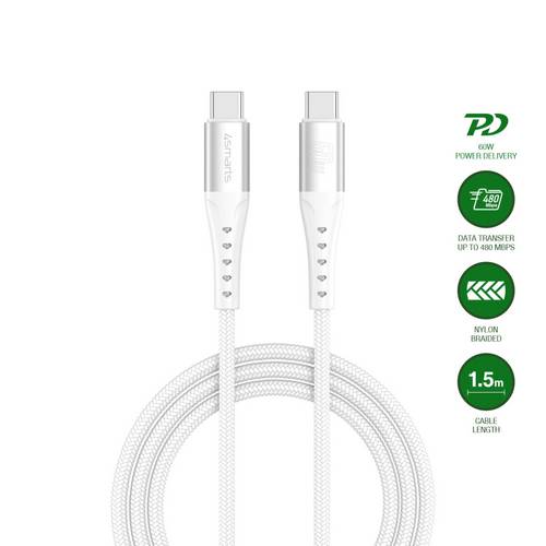 4Smarts USB-C Kabel USB-C 1.5m Weiß 541452