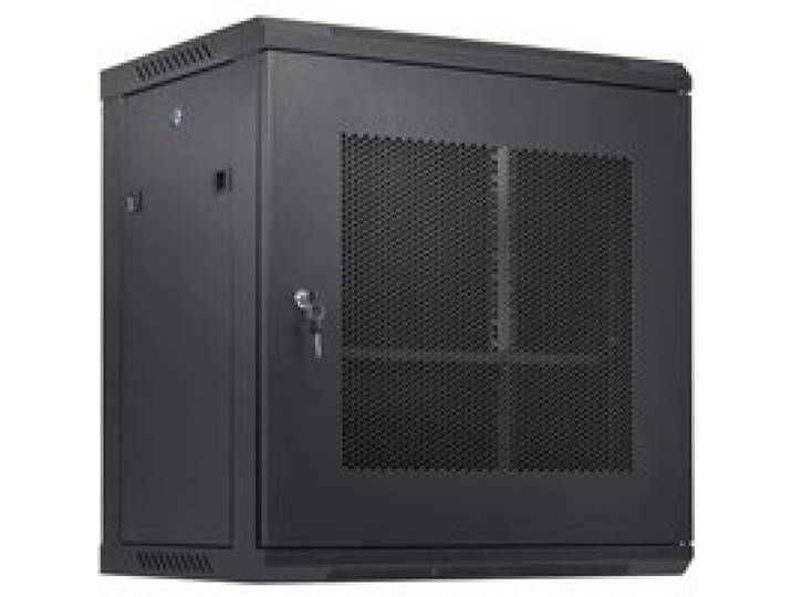 VEVOR Armoire de serveur réseau 12U boîtier de serveur montage mural profondeur 376 mm charge 90 kg avec panneaux latéraux de porte verrouillables pour équipement informatique, appareils audiovisuels