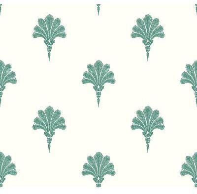 Seabrook Designs Beach House Summer Fan Unpasted Wallpaper