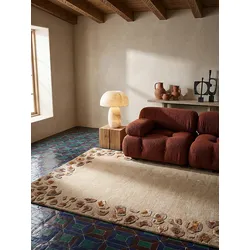 Teppich Wollmischung Natur 200 x 300 cm - SABLE   Kadima Design