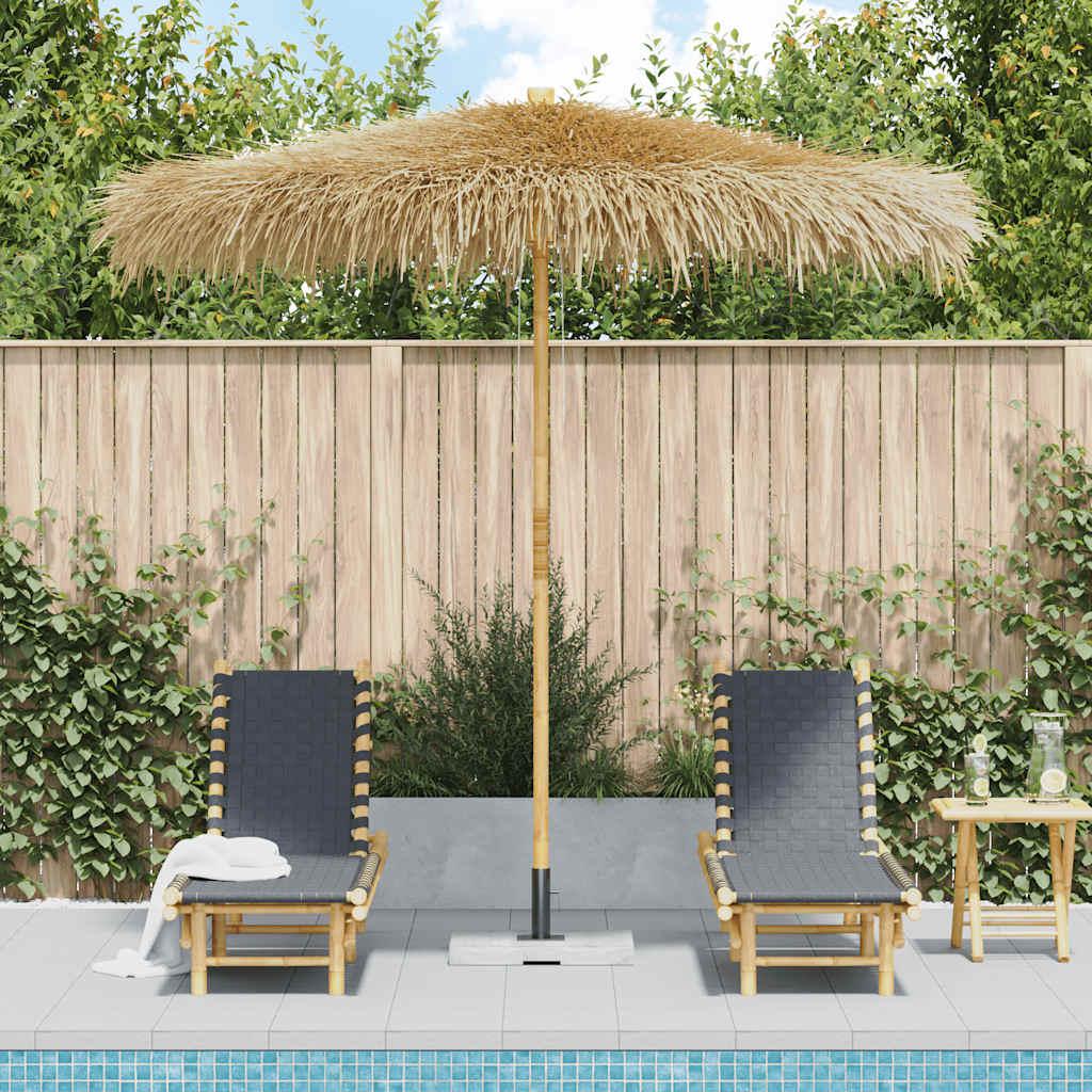 Maison Exclusive - Bambus-Sonnenschirm mit Bananenblatt-Dach 210 cm