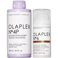 350ml Olaplex No Yellow + Leave-In (No.4P 250ml + No.6 100ml)