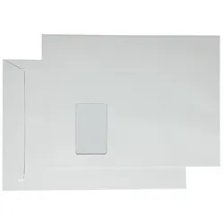 kaenguruh the world of paper Versandtasche DIN C4 grau, ohne Fenster
