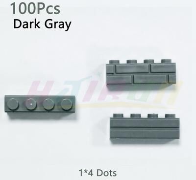 Smart Shopping Spot Building Block Simulation City MOC Wall Brick Model Kit Fun Castle Construction Building Blocks For Kids, Interactive 1x4 Dark Gray