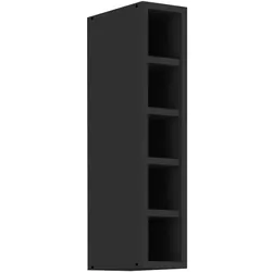 Hängeschrank Regal 15 cm Schwarz matt Küchenzeile Küche SIENA / MONZA / ARONA