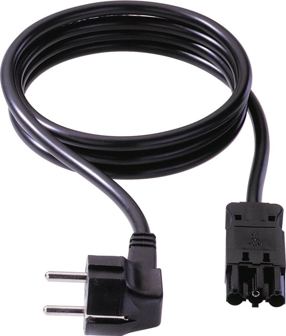 Bachmann Apparaataansluitkabel CEE7/7 ST18, zwart, 5 meter