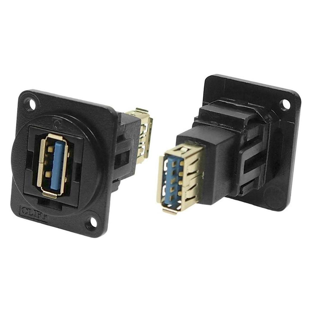 RS PRO FT BLK METAL USB 3.0 A-A M3 (1750149)