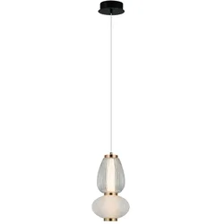 Italux PND-74937-2-BK LED Pendelleuchte Gastel | 8W LED | 490lm | 3000K