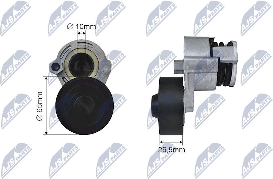 Nty Riemenspanner, Keilrippenriemen Rnk-Ns-006 Für Dacia Nissan