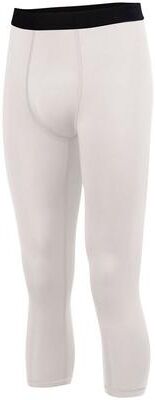 Augusta Sportswear AG2618 Hyperform Compression Tight in White size 2XL   Polyester/Spandex Blend 2618