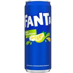 Fanta Lemon & Elderflower Erfrischungsgetränk 330ml