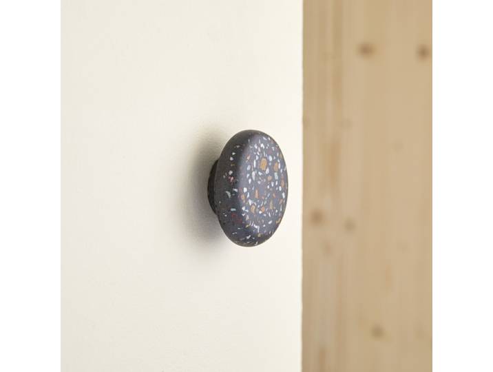 Kleiderhaken aus Terrazzo, Konfetti - Multicolor - Premium terrazzo