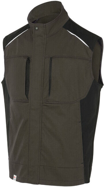 Gilet ACTIVIQ olive/noir Forme 7250 Taille XXL ; Kübler Workwear (7250 5365-6699-XXL)